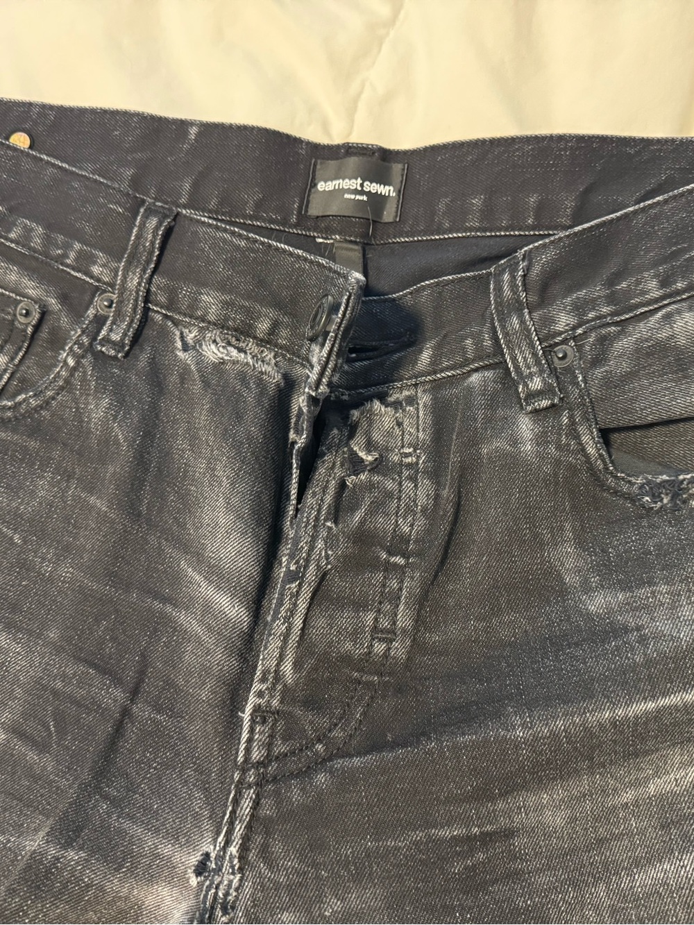 Earnest and Sewn vintage black jeans